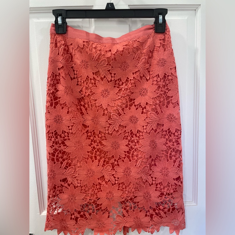 White House Black Market Lace skirt